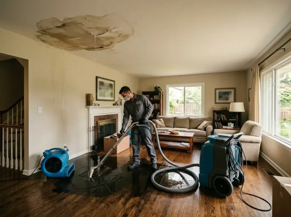 attic-pipe-burst-ceiling-drip-008 — frequently asked questions, Water Damage Restoration & Carpet Care in Rossmoor, NJ
